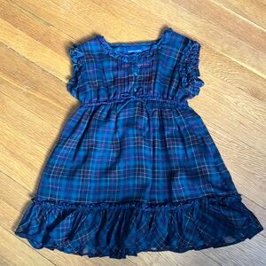 Mint Condition Ralph Lauren Plaid Ruffle Dress 4T